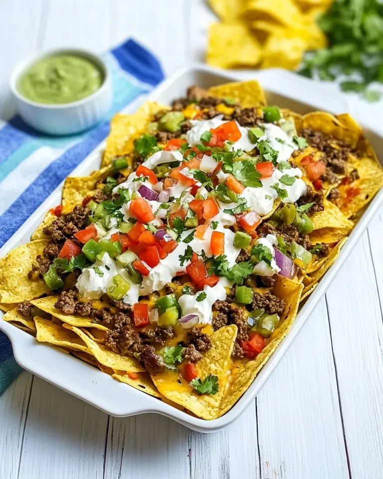 Homemade Beef Nachos recipe photo