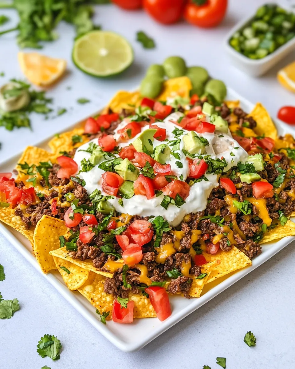 Classic Beef Nachos dish photo