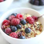 Homemade Berry Quinoa Breakfast Bowls photo
