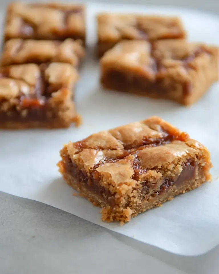 Homemade Butterscotch Caramel Blondies photo