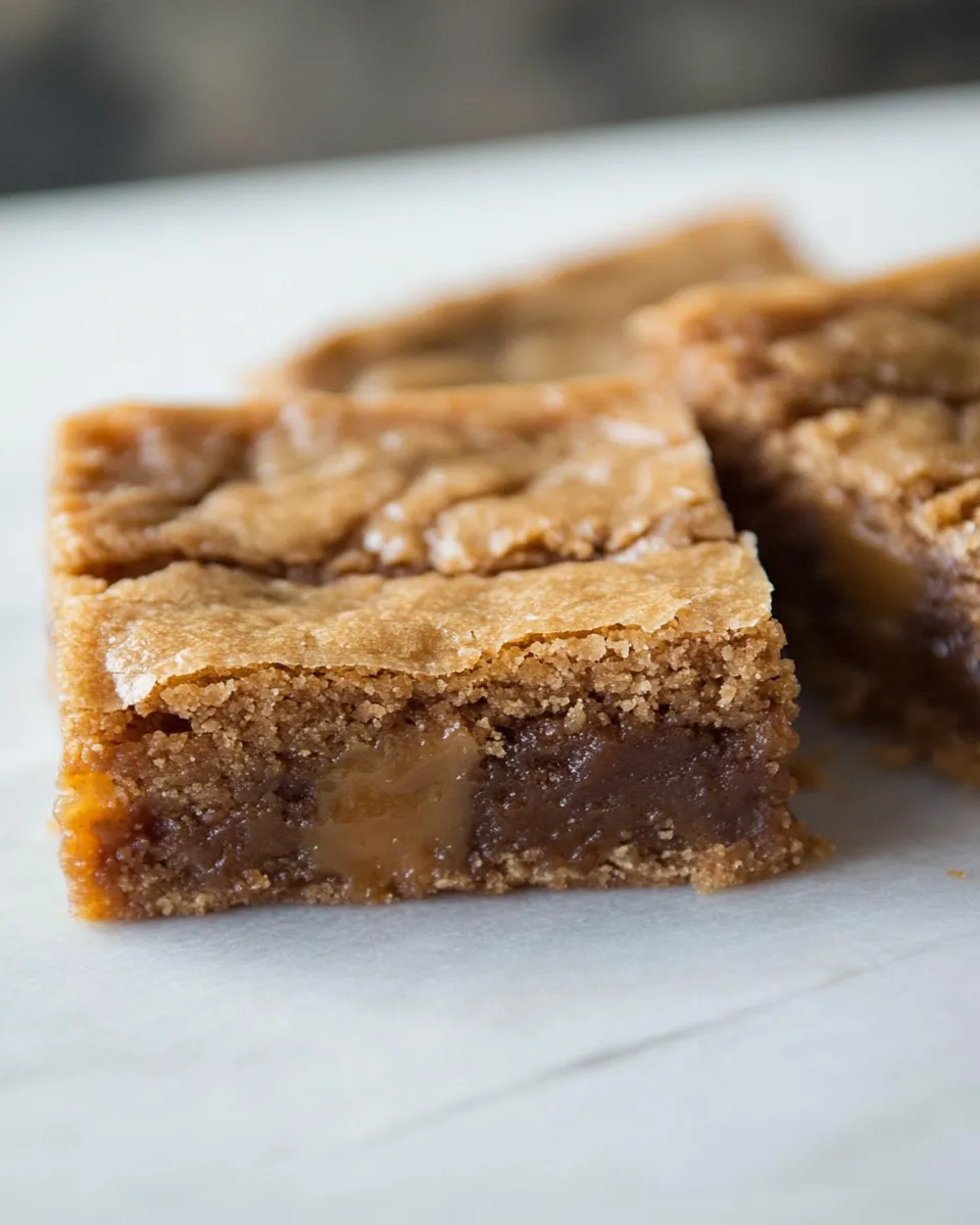 Classic Butterscotch Caramel Blondies image