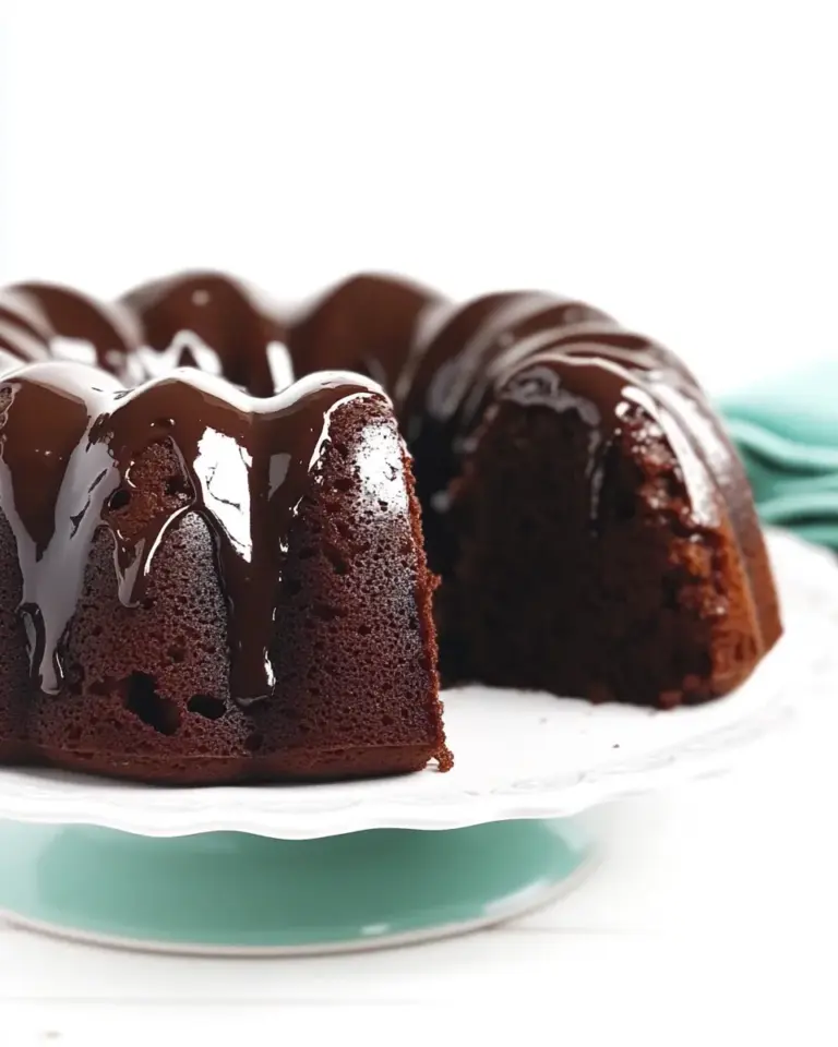 Homemade Easy Triple Chocolate Bundt Cake photo