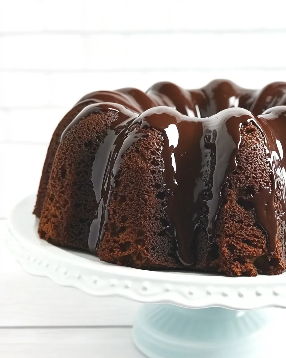 Classic Easy Triple Chocolate Bundt Cake image