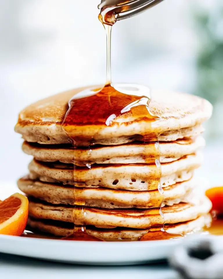 Homemade Fluffy Whole Wheat Pancakes photo
