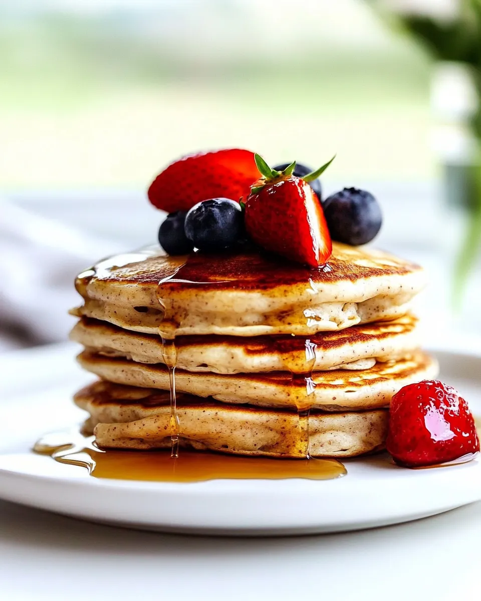 Classic Fluffy Whole Wheat Pancakes image