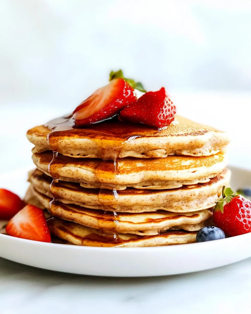 Easy Fluffy Whole Wheat Pancakes recipe photo