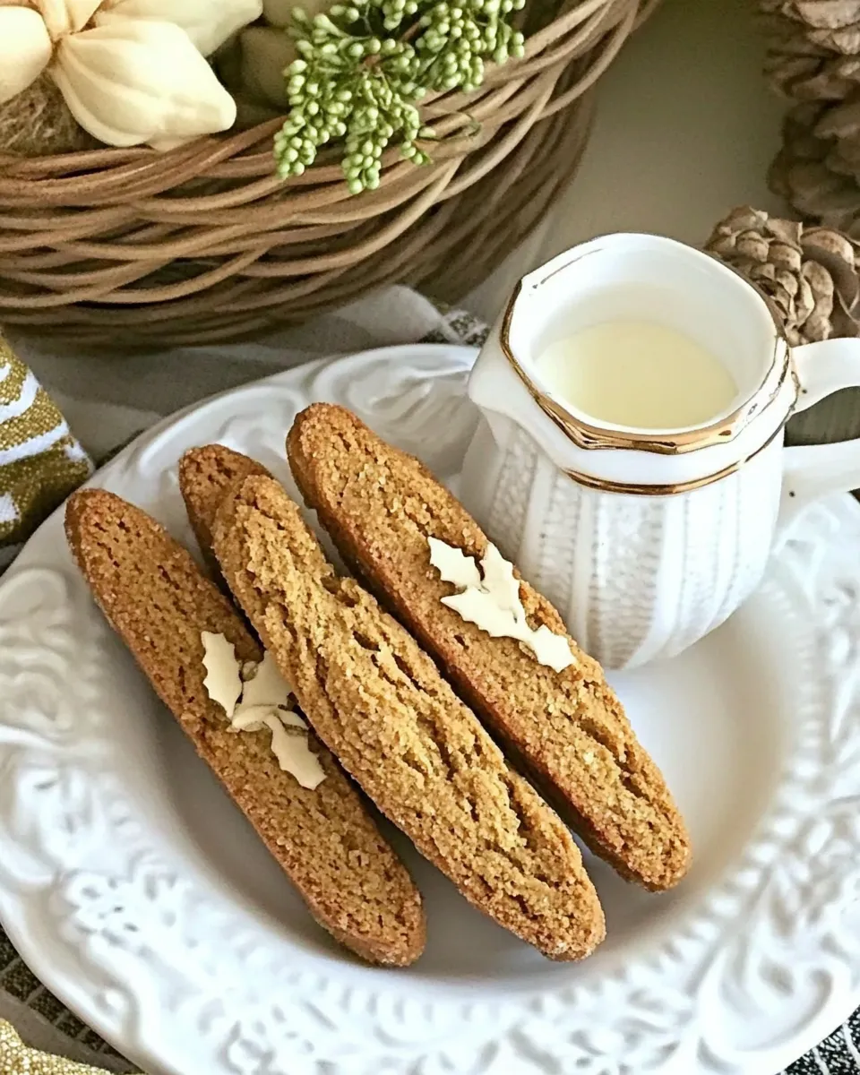 Homemade Gingerbread Biscotti photo