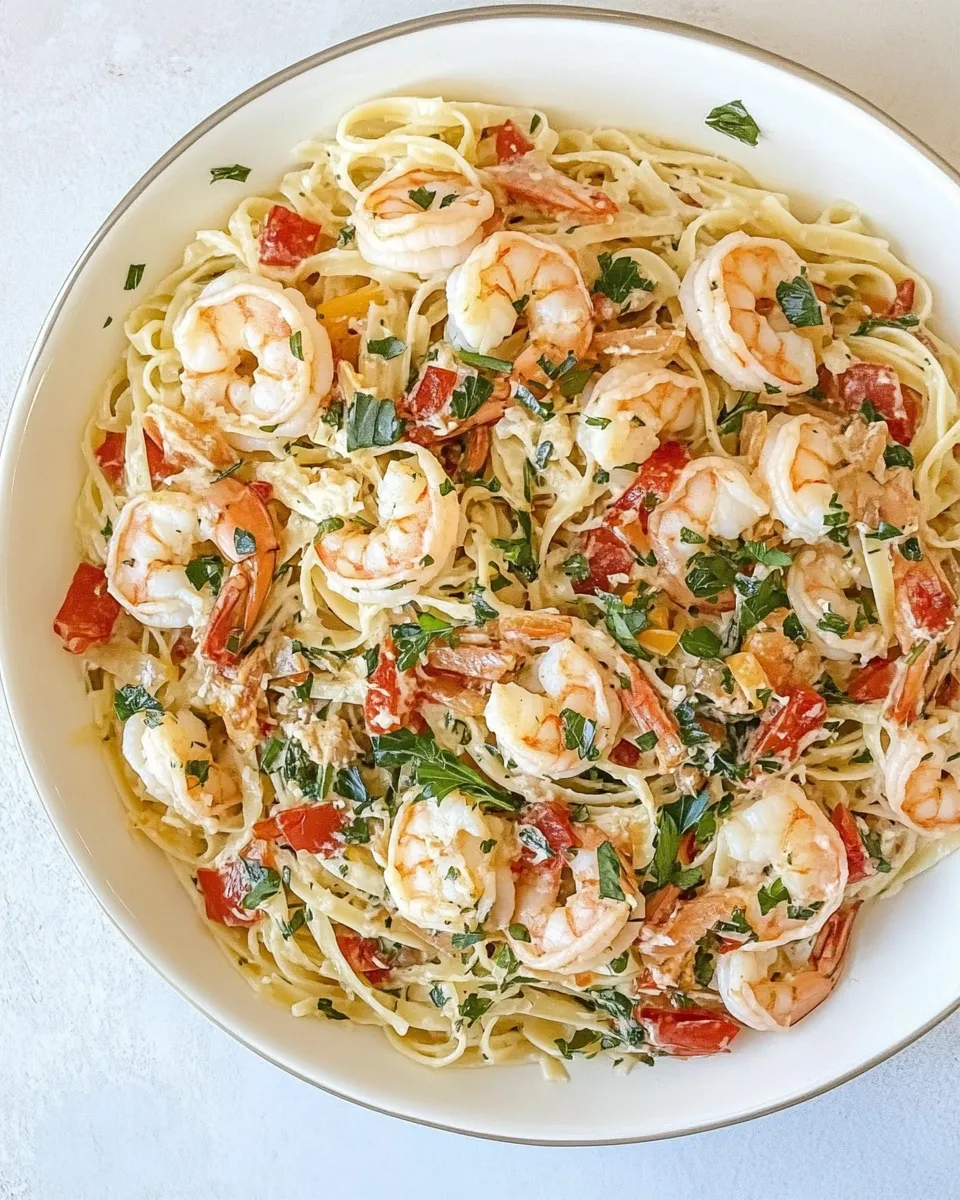 Homemade Mediterranean Shrimp Pasta (Gluten-Free, Dairy-Free) photo
