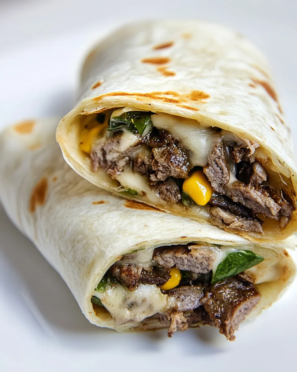 Classic Philly Cheesesteak Wrap image