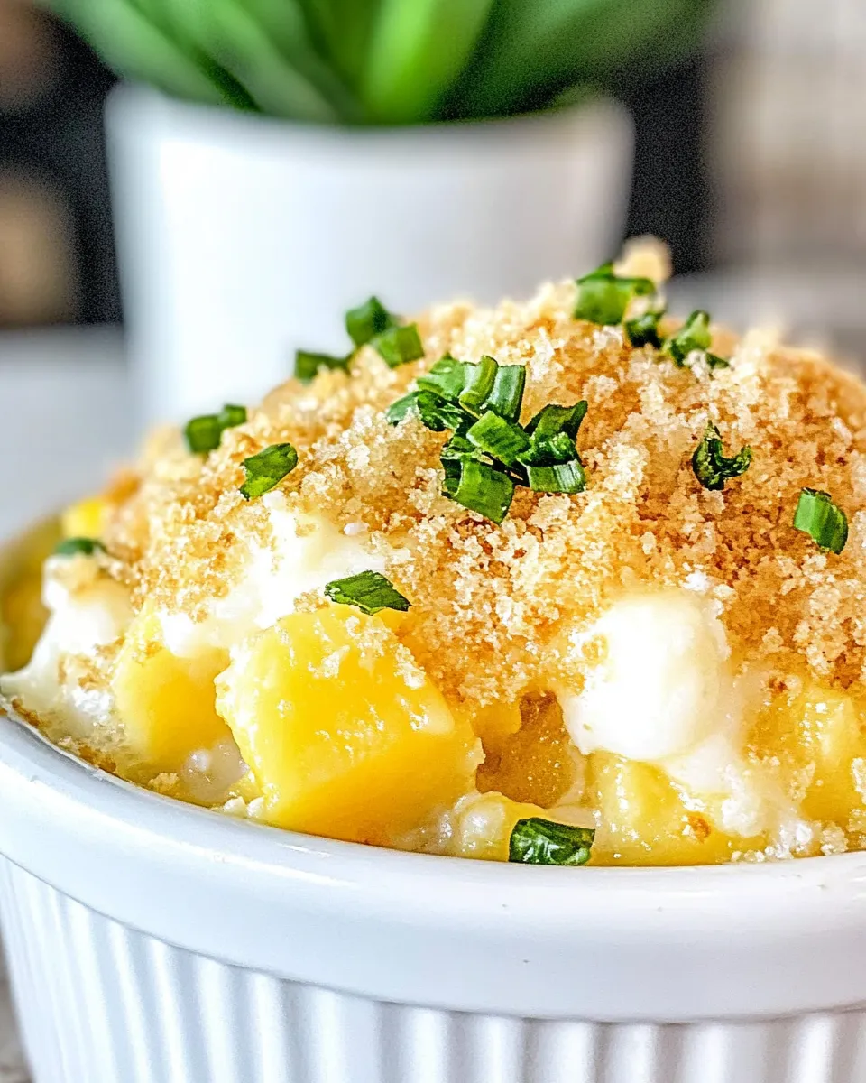 Classic Pineapple Cheese Casserole image