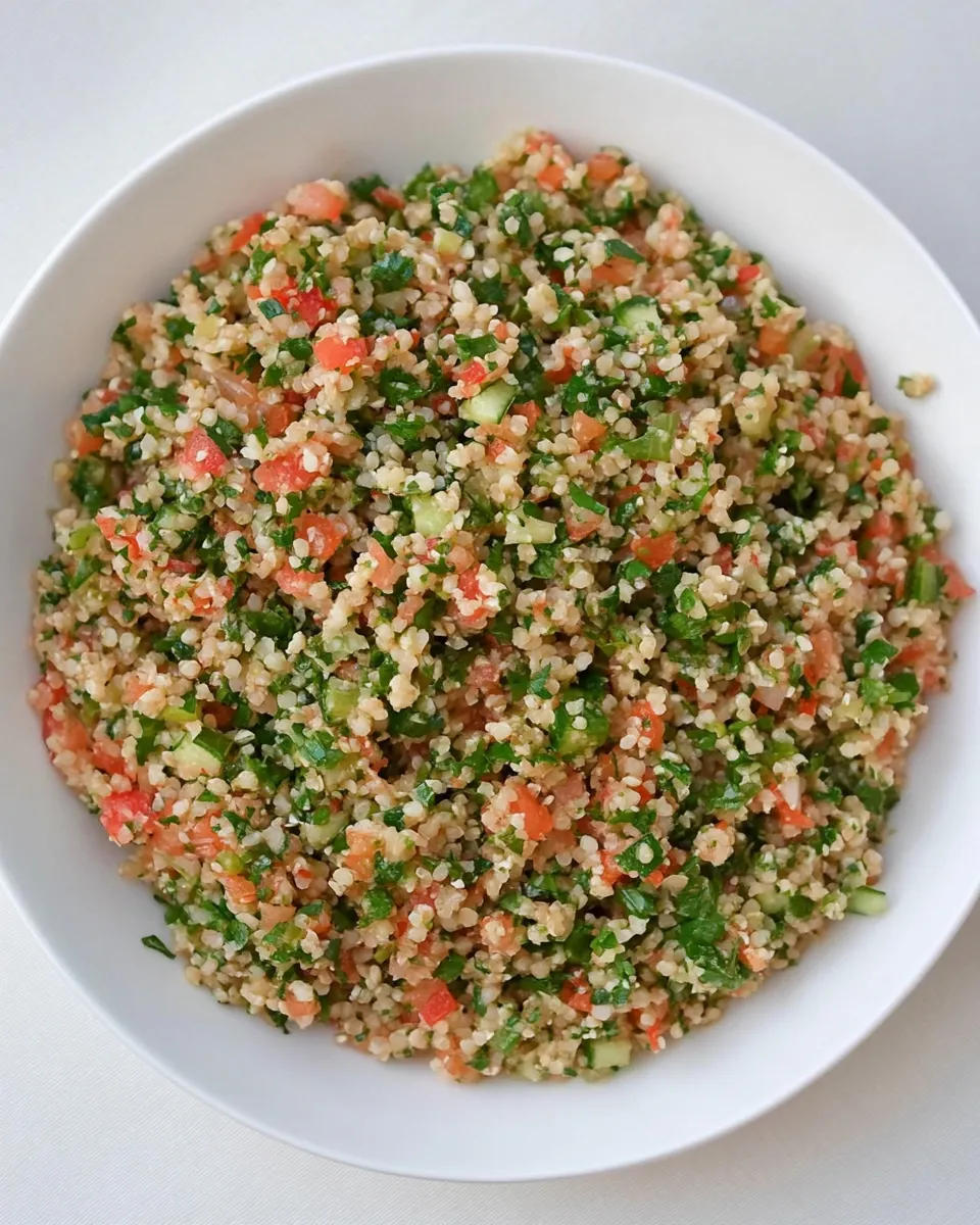 Delicious Quinoa Tabouli shot