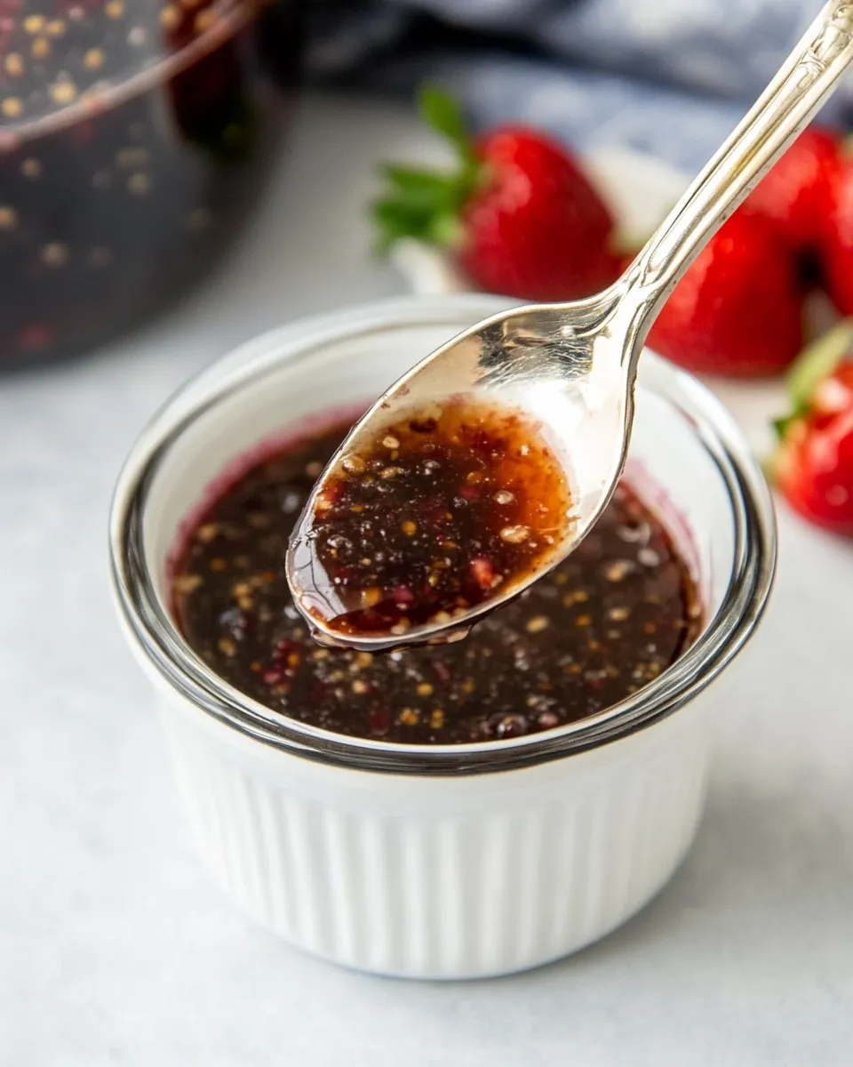 Delicious Raspberry Vinaigrette shot
