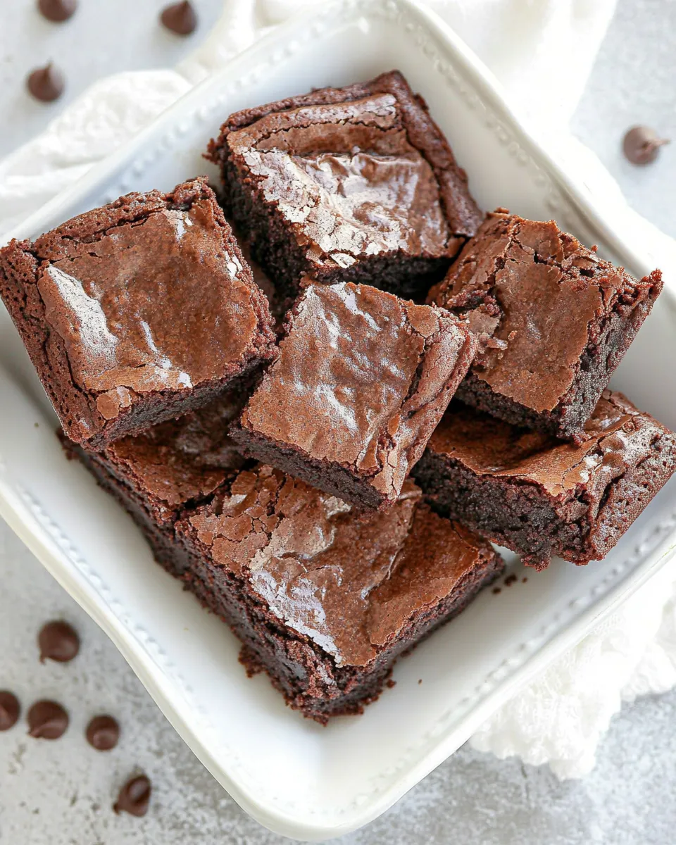 Delicious Sheet Pan Brownies shot