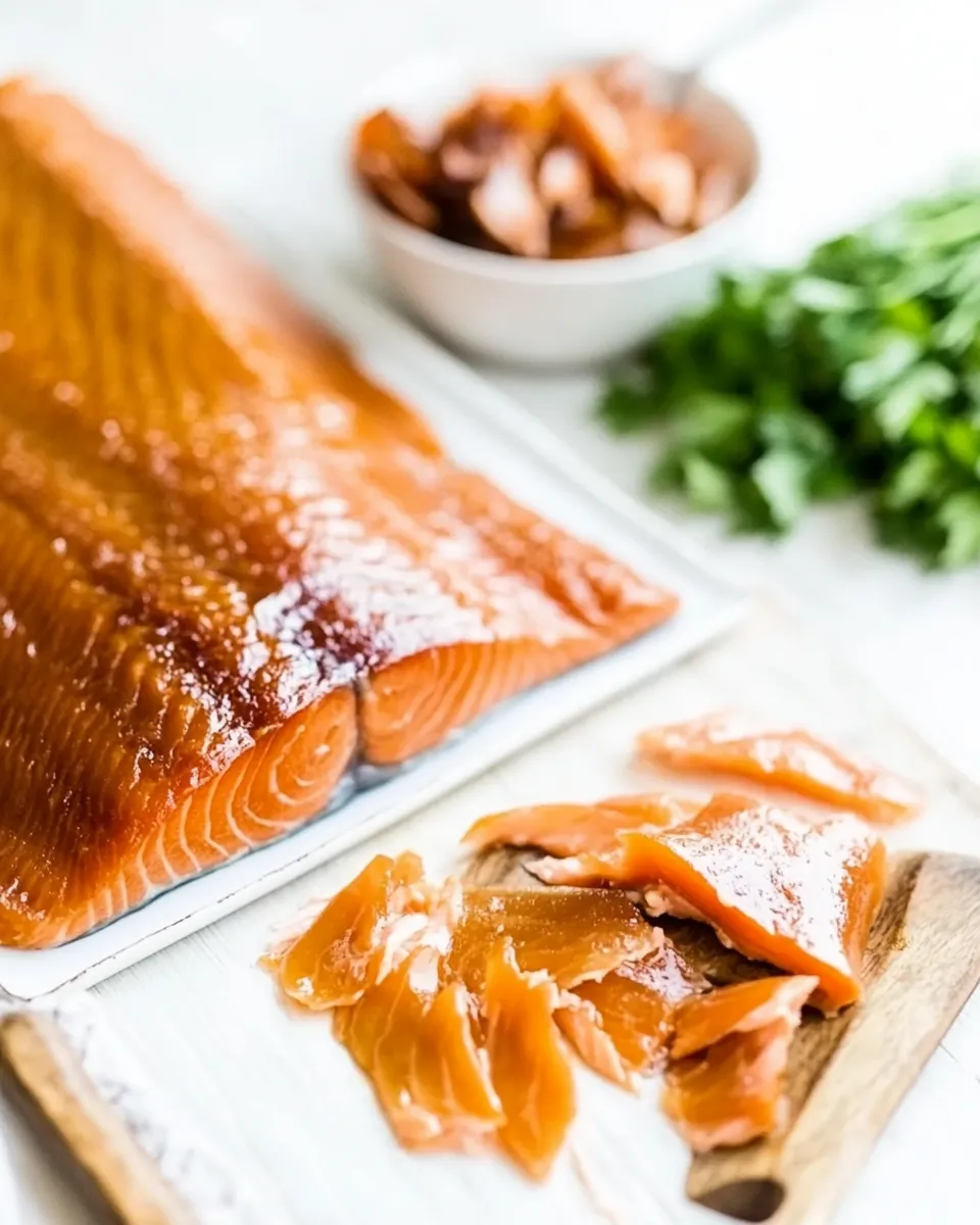 Easy Smoked Salmon Recipe shot