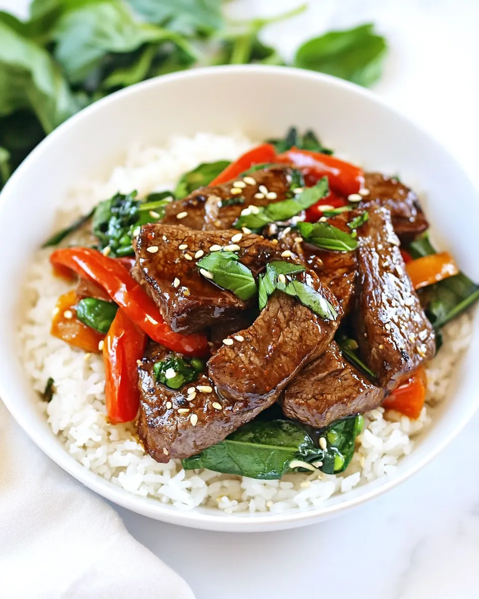 Classic Sunday Suppers: 30-Minute Sriracha Pepper Steak image