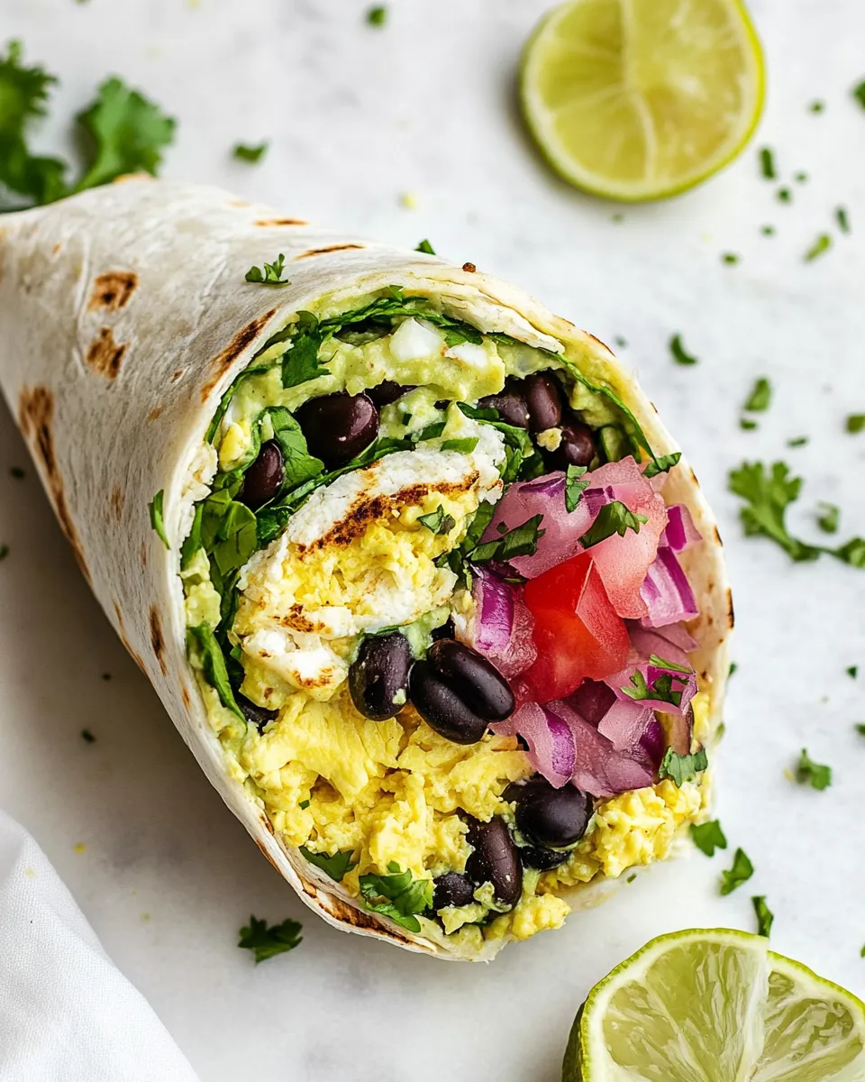 Classic Vegan Breakfast Burrito image