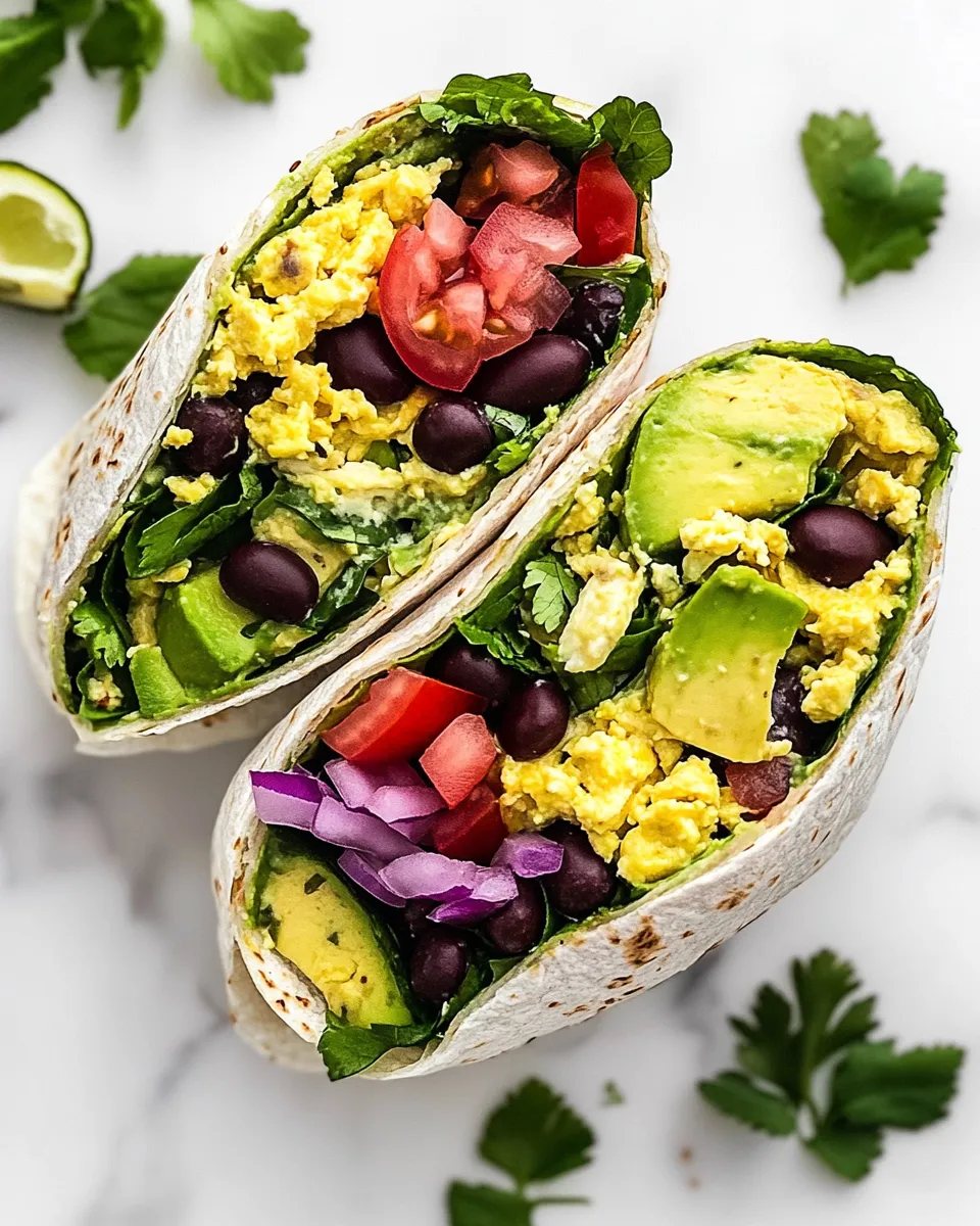 Easy Vegan Breakfast Burrito recipe photo