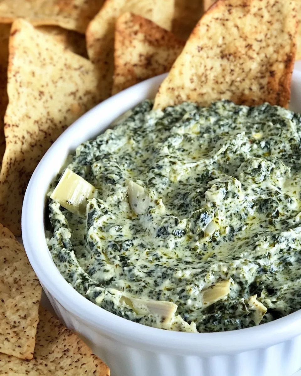 Homemade Vegan Spinach and Artichoke Dip photo