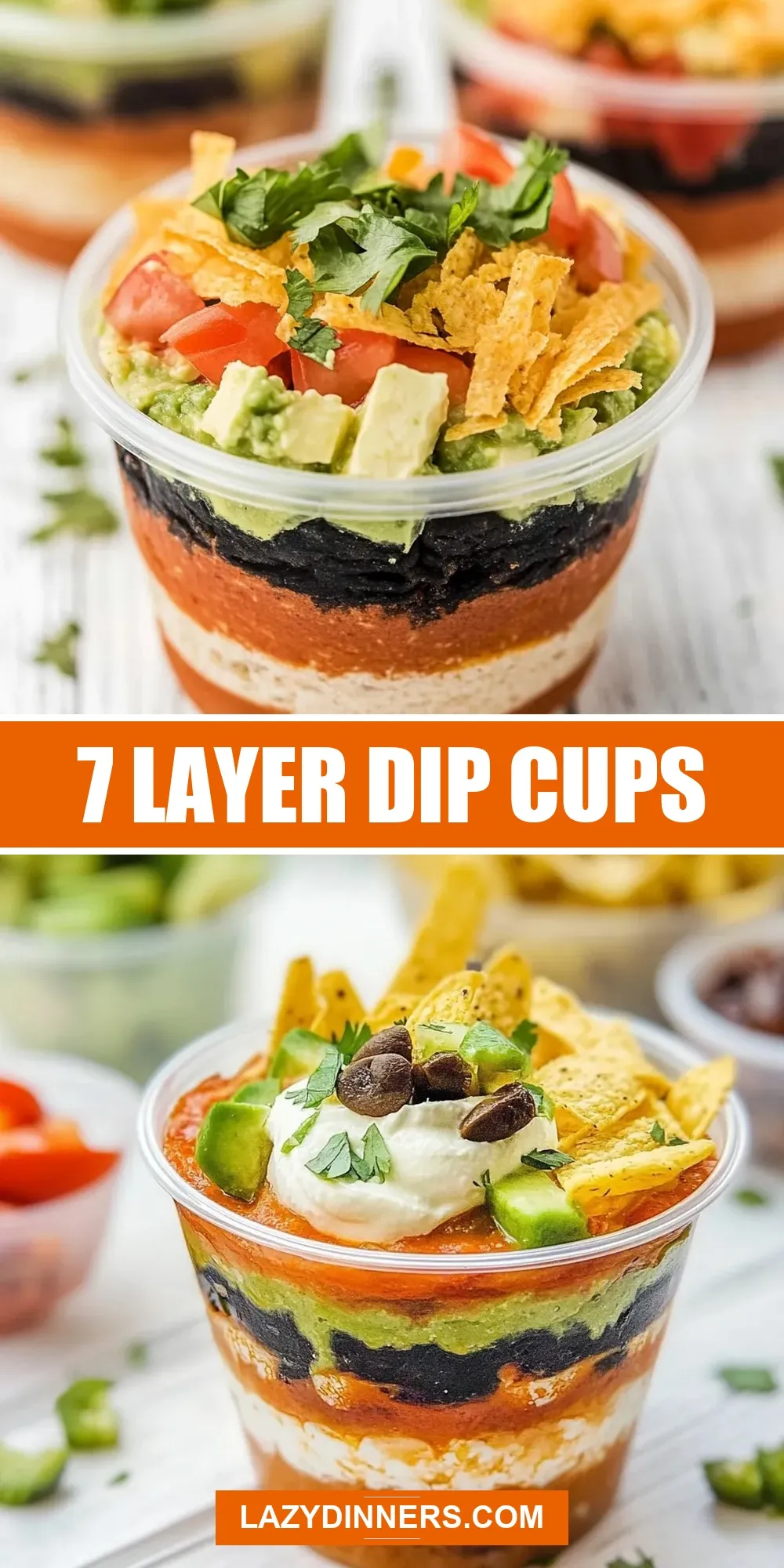 How To Make Fresh 7 Layer Dip Cups