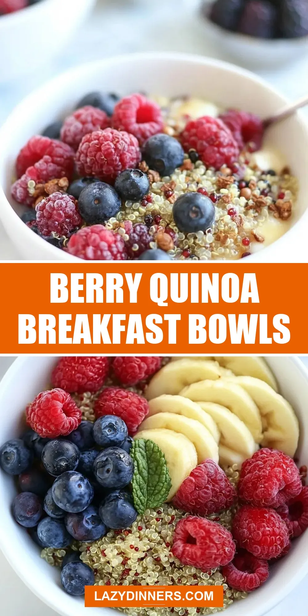 Irresistible Berry Quinoa Breakfast Bowls