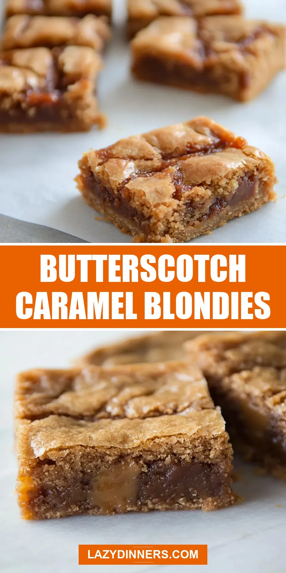 How To Make Amazing Butterscotch Caramel Blondies