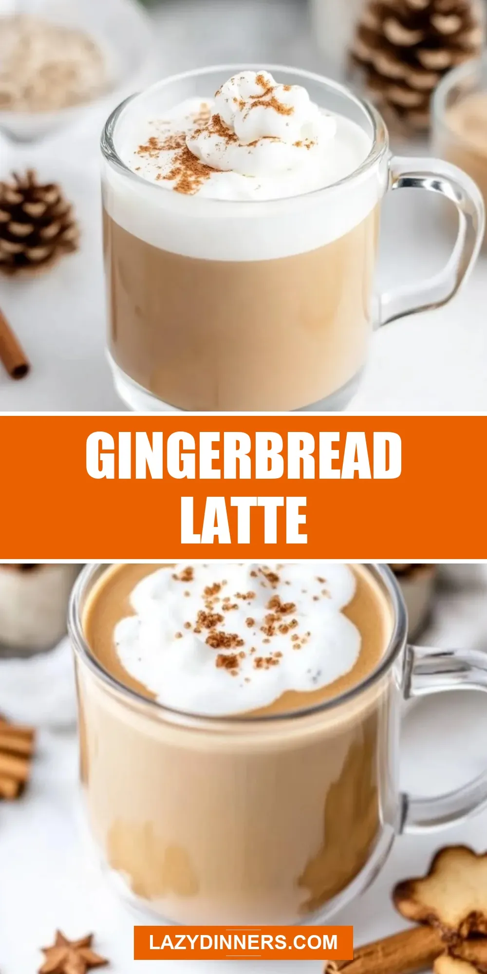 Gingerbread Latte (Healthy & Delicious)