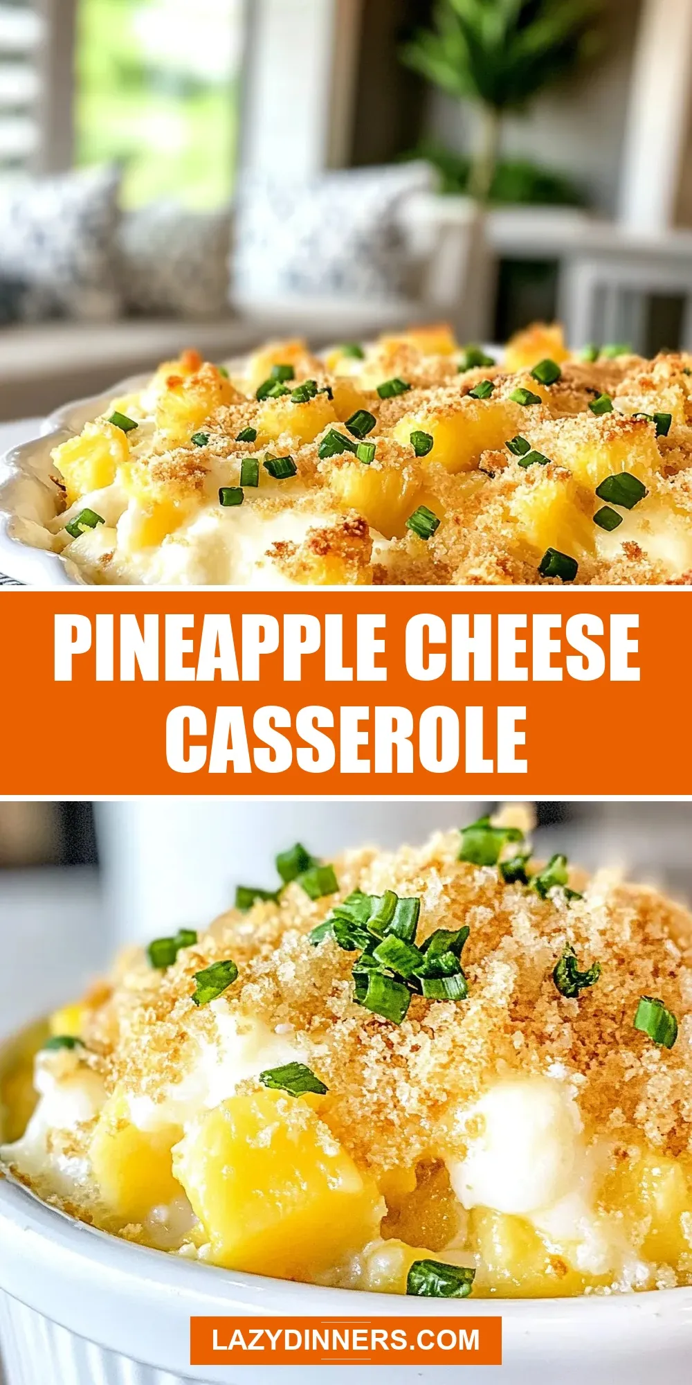 Easy Pineapple Cheese Casserole Recipe