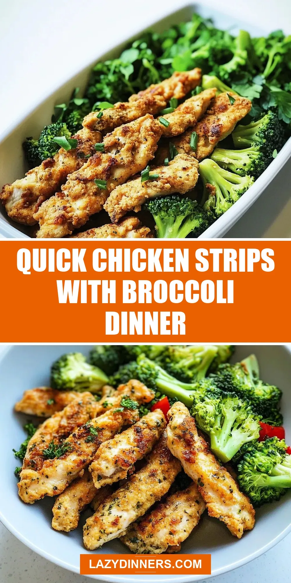 Quick Chicken Strips With Broccoli Dinner (Healthy & Delicious)