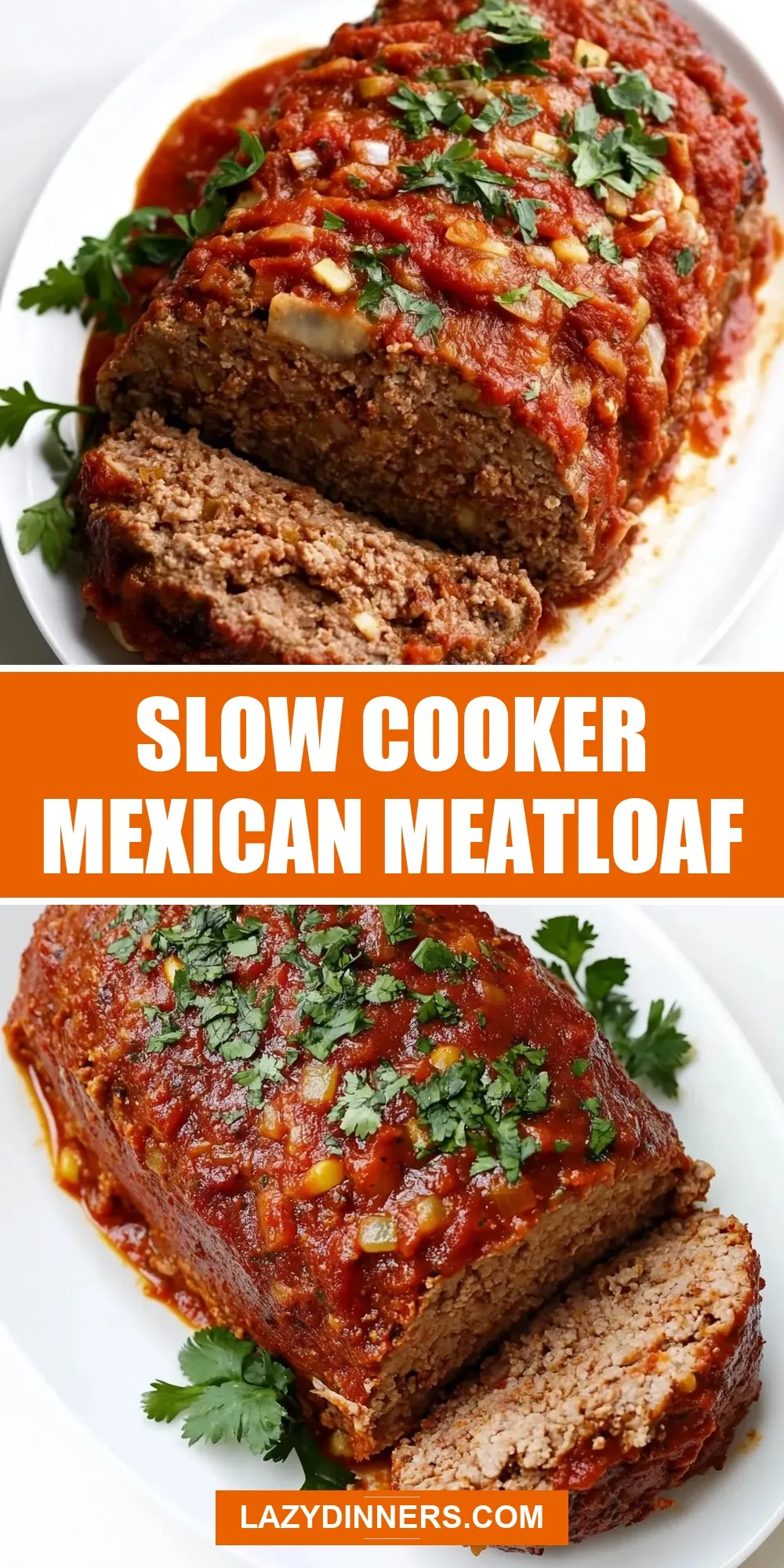 Easy Slow Cooker Mexican Meatloaf