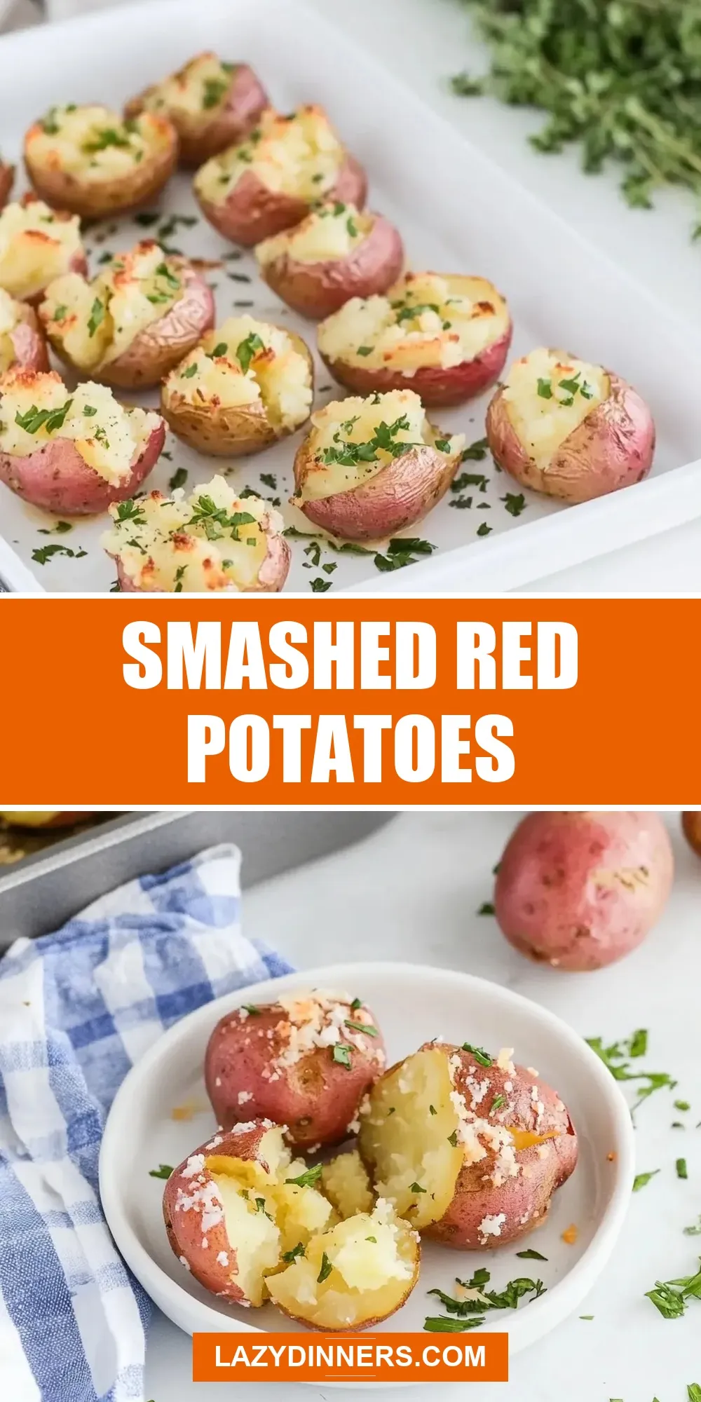 Smashed Red Potatoes (The Best & Delicious)